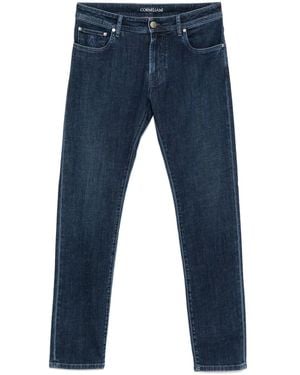 Corneliani Vaqueros con corte slim - Azul