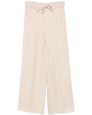 Marella Pantalon À Lien De Resserrage - White