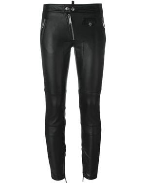 DSquared² Biker Pants - Black
