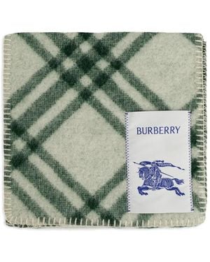 Burberry Sciarpa A Quadri - Verde