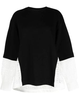 BAPY BY *A BATHING APE® Floral Cut-Out Long-Sleeve T-Shirt - Black