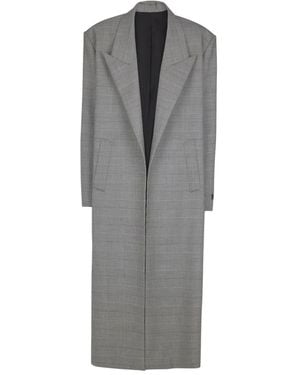 Balmain Prince-Of-Wales Jas Met Knopen - Grijs