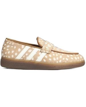 adidas Spezial Animal-Print Loafers - Natural