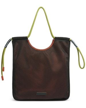 Marni ロープハンドル ハンドバッグ - ブラウン