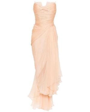 Maria Lucia Hohan Jolie ストラップレス ラッフルドレス - ホワイト