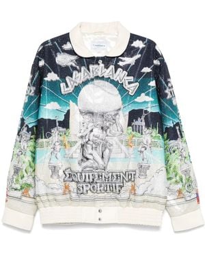 CASABLANCA Le Temple Du Sport Jacket - Blue