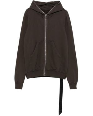 Rick Owens Hoodie À Fermeture Zippée - Black