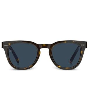 Tommy Hilfiger Lunettes De Soleil À Monture Carrée - Blue
