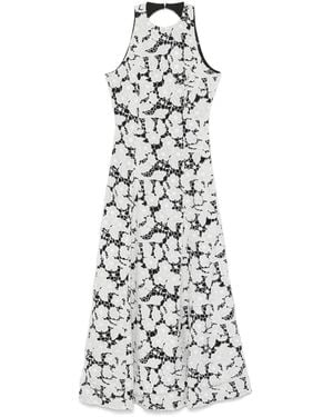 ROTATE BIRGER CHRISTENSEN Anglais A-Line Midi Dress - White