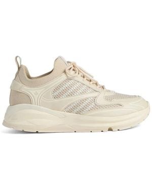 DSquared² Dash Platform Panelled Trainers - White