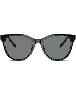 ARMANI EXCHANGE Round-Frame Sunglasses - Grey