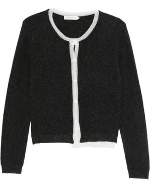 Viktoria Chan Larissa Cardigan Mit Borten - Schwarz