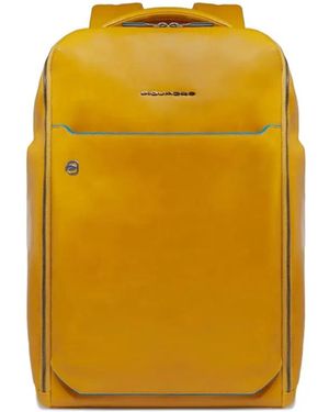 Piquadro Zaino Trapuntato - Giallo