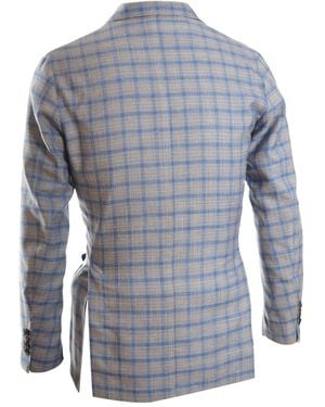 Sartorio Napoli Double-Breasted Blazer - Blue