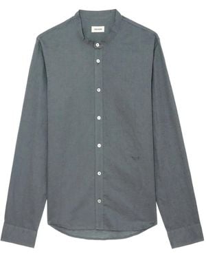 Zadig & Voltaire Stan Lin シャツ - ブルー