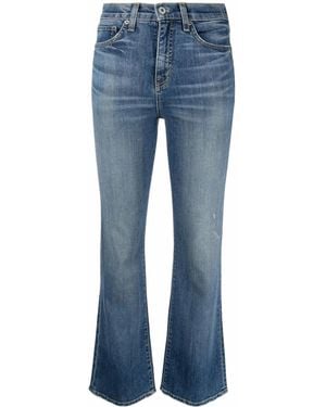 Nili Lotan Vaqueros Bootcut De Talle Alto - Azul