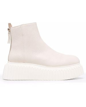 Agl Attilio Giusti Leombruni Sandy Platform Boots - Natural