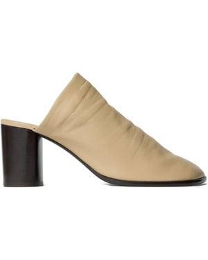 Lemaire Glove Block-Heel Mules - White