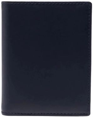 Comme des Garçons Leather Wallet - Blue