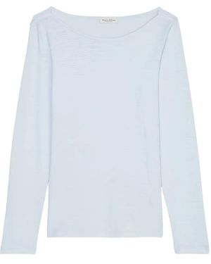 Marc O' Polo Camiseta de manga larga - Blanco