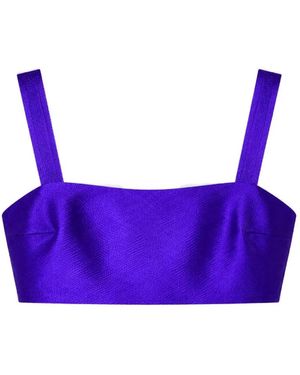 Martinmartin Billie Cropped Top - Purple