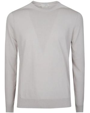 Ballantyne Crew-Neck Jumper - Grey