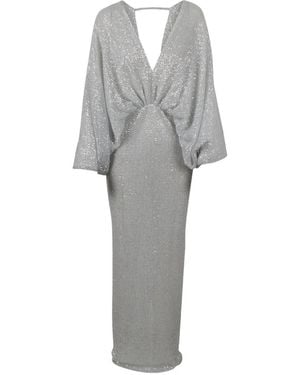 L'idée Paradiso Sequin-Embellished Dress - Grey