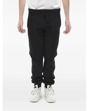 North Sails Logo-Patch Drawstring Track Pants - Black