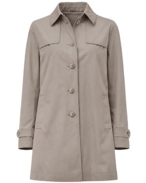 Herno Trench À Boutonnière - Grey