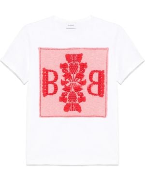 Barrie ロゴ Tシャツ - ピンク