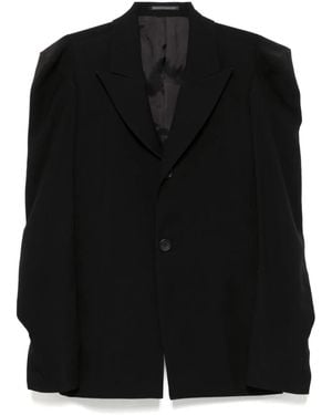 Yohji Yamamoto Giacca Con Maniche - Nero