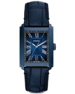 Fossil Carraway 30Mm Watch - Blue
