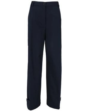 P.A.R.O.S.H. Pantalones Cargo Con Botones - Azul