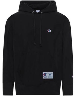 Undercover X Uc Logo-Patch Drawstring Hoodie - Black