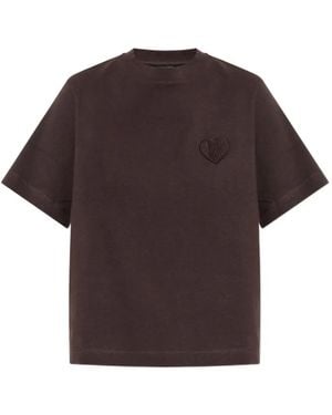 AllSaints Lisa Heart-Embroidered T-Shirt