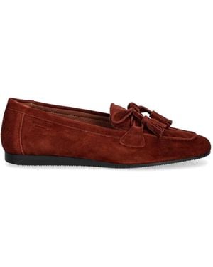 Vagabond Shoemakers Mocassins En Daim Hillary À Glands - Red