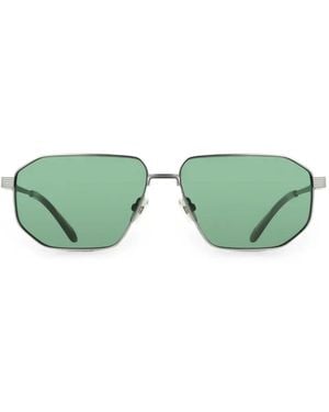 Ferragamo Eyewear Lunettes De Soleil À Monture Géométrique - Green