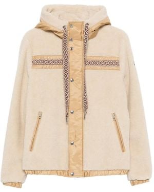 Moncler Vest Met Capuchon - Naturel