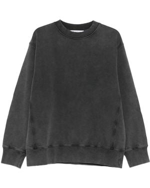 Etudes Studio Star-Print Crew Neck Sweatshirt - Black