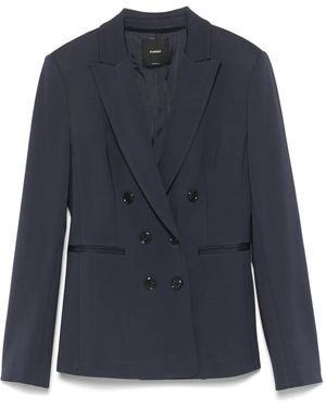 Pinko Blazer Met Dubbele Rij Knopen - Blauw