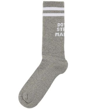 Dover Street Market X Kei Ninomiya Striped Socks - Grey