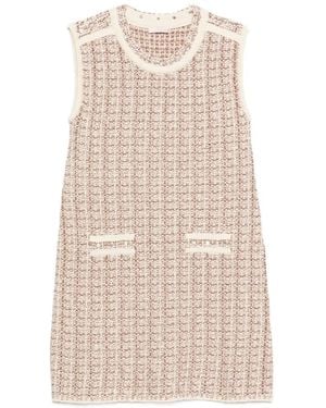 Liu Jo Knitted Mini Dress - Natural