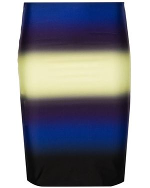 The Attico Gradient-effect Swim Skirt - Blue
