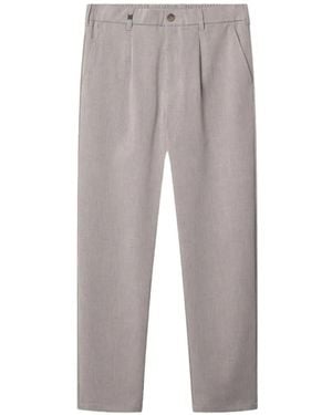 Gabba Napoli 19 Pleated Trousers - Grey