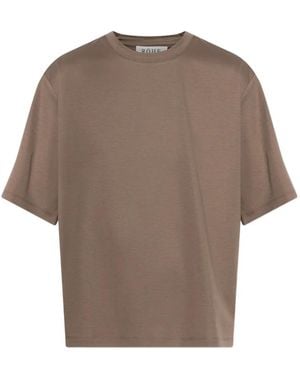 Rohe Crew-Neck T-Shirt - Brown