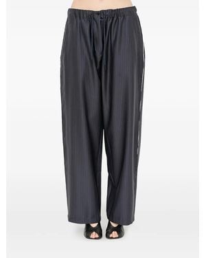 Facon Jacmin Pantalon Droit Pieter À Fines Rayures - Blue