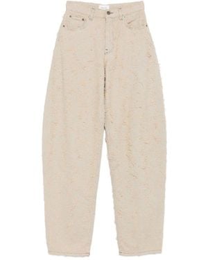 Haikure Jeans Affusolati Bibi Jacquard - Bianco