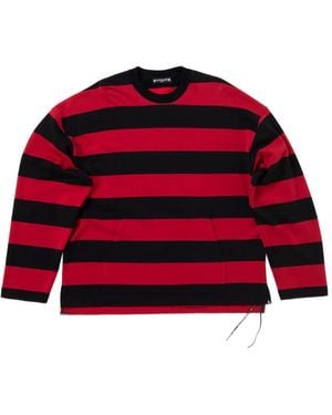 MASTERMIND WORLD Horizontal-stripe Sweatshirt - Red