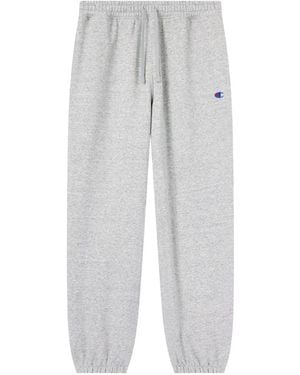 Champion Logo-Patch Track Pants - White
