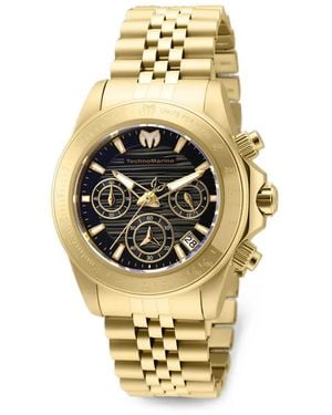 TechnoMarine Manta Ray Chronograph 38Mm Watch - Metallic
